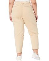 Брюки Nydj Plus Size Relaxed Stretch Twill Trousers with Fray Hem in Warm Sand, цвет Warm Sand