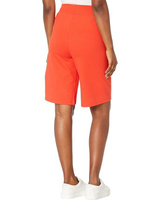 Шорты NYDJ Drawstring French Terry Bermuda Shorts, цвет Orange Poppy