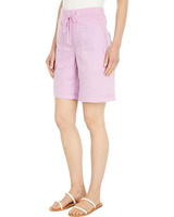 Шорты NYDJ Drawstring Stretch Twill Cargo Shorts, цвет Pink Lilac