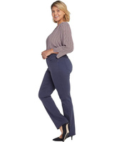 Джинсы Nydj Plus Size Marilyn Straight Jeans in Oxford Navy, цвет Oxford Navy