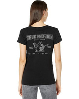 Футболка True Religion Classic Buddha Short Sleeve V-Neck Tee, цвет Onyx