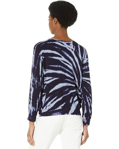 Топ good hYOUman Emerson - Can I Bring My Dog - Long Sleeve Top, цвет Twisted Blue Ombre