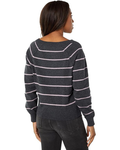 Свитер Lucky Brand Crew Neck Sweater, цвет Charcoal Combo