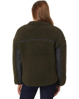 Куртка Lucky Brand Reversible Mixed Media Faux Shearling Jacket, цвет Olive Multi