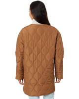 Куртка Lucky Brand Reversible Shine Quilted Liner Jacket, цвет Cognac
