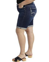 Шорты Silver Jeans Co. Plus Size Suki Bermuda W53943SCV399, индиго