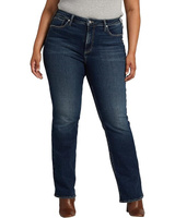 Джинсы Silver Jeans Co. Plus Size Infinite Fit High-Rise Bootcut Jeans W88705INF353, цвет Medium Indigo Wash