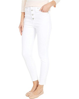 Джинсы Madewell 10" High-Rise Skinny Crop Jeans in Pure White: Button-Front Edition, цвет Pure White