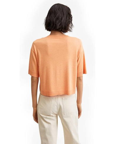 Свитер MANGO Luquita Sweater, цвет Light/Pastel Orange