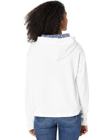 Худи Southern Tide Ruthie Palm Printed Hoodie, цвет Classic White