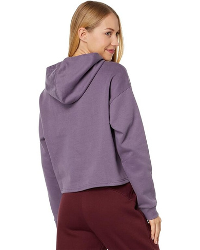 Худи PUMA INTL Cropped Fleece Hoodie, цвет Purple Charcoal