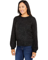 Свитер Michael Kors Texture Puff Sleeve Sweater, черный