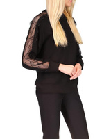 Толстовка Michael Kors Lace Classic Sweatshirt, черный