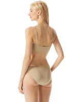 Топ бикини Michael Kors Essentials Lace Front Bikini Top, хаки