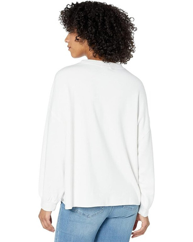 Толстовка Dylan by True Grit Madison Lux Fleece Crew Neck Sweatshirt, цвет Winter White