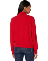 Пуловер Michael Stars Madison Brushed Jersey Mimi Turtleneck Pullover, цвет Grenadine