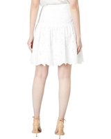 Юбка Kate Spade New York Butterfly Eyelet Skirt, цвет Fresh White