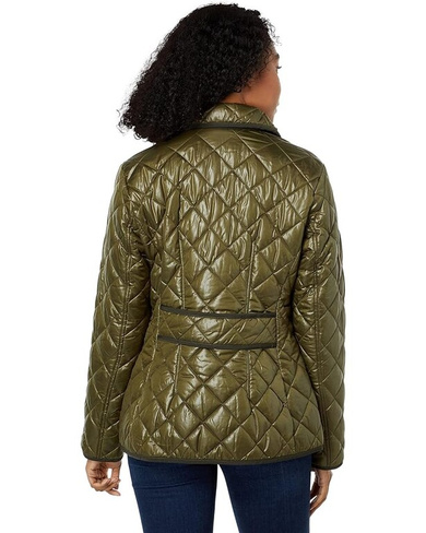 Куртка Kate Spade New York Short Quilted Jacket, оливковый