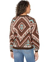 Свитер Rock and Roll Cowgirl Cabin Cozy Sweater RRWT32R04S, цвет Chocolate