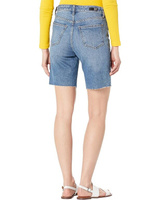 Шорты KUT from the Kloth Margot High-Rise Long Shorts-Hidden Button Raw Hem, цвет Positive