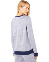 Свитер L.L.Bean Lightweight Sweater Fleece Top, цвет Bright Navy Heather