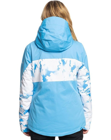 Куртка Roxy Jetty Block Insulated Snow Jacket, цвет Azure Blue Clouds