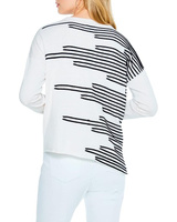 Свитер NIC+ZOE Fresh Perspective Sweater, белый мульти
