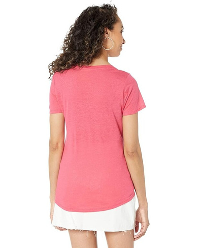 Футболка NIC+ZOE Short Sleeve Shirt Tail Scoop Tee, цвет Rose Quartz