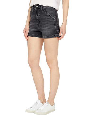 Шорты Lee High-Rise Dungaree Shorts, цвет Washed Black