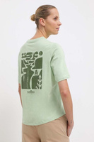 Хлопковая футболка North Cascades Columbia, зеленый