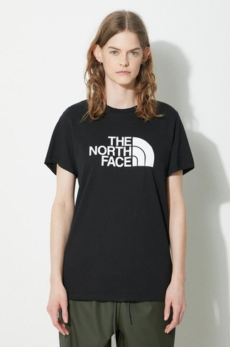 Хлопковая футболка WS/S Relaxed Easy Tee The North Face, черный