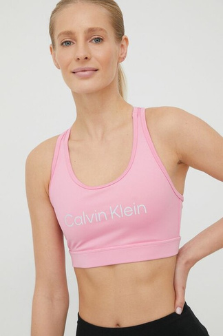 Спортивный бюстгальтер CK Essentials Calvin Klein Performance, розовый