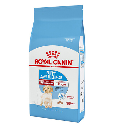 Сухой корм Royal Canin Медиум Паппи 14 кг