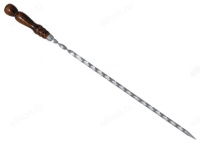 Шампур с деревянной ручкой 3*14*50 см