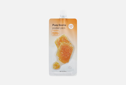 Pure Source Pocket Pack honey 10 мл Ночная маска с медом MISSHA