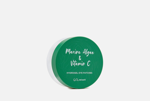 Marine Algae & Vitamin C Hydrogel Eye Patches 60 шт Гидрогелевые патчи с морскими водорослями и витамином C MISOLI