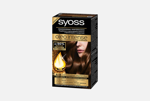 Oleo Intense 1 шт Стойкая краска для волос SYOSS