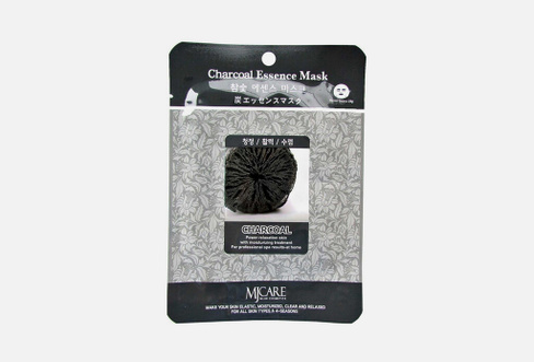 Facial mask with Charcoal 23 г Маска тканевая для лица MIJIN CARE