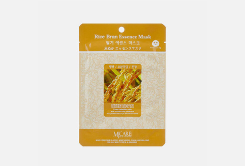 Facial mask with Rice bran 23 г Маска тканевая для лица MIJIN CARE