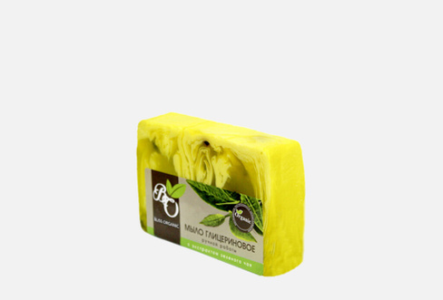 Зеленый чай 100 г Мыло ручной работы BLISS ORGANIC