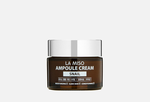 Ampoule Cream Snail 50 мл Крем ампульный с экстрактом слизи улитки LA MISO