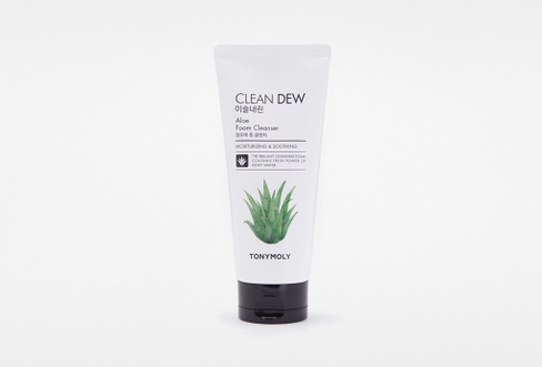 Clean Dew Aloe Foam Cleanser 180 мл Пенка для умывания TONY MOLY