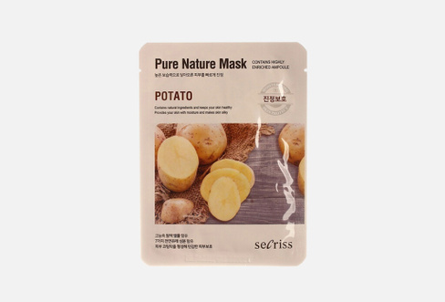 Secriss Pure Nature Potato 1 шт Маска для лица тканевая ANSKIN