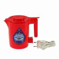 Чайник электрический "Капелька", пластик, 0.5 л, 600 Вт, красный (комплект из 2 шт) Нет бренда