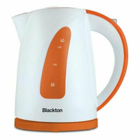 Чайник электрический BLACKTON Bt KT1706P, 2200Вт, белый и оранжевый Blackton