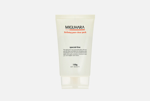 Refining pore clear pack 150 мл Очищающая маска для жирной и проблемной кожи MIGUHARA