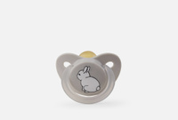 Ортодонтическая форма, rabbit 1 шт соска-пустышка с колпачком HAPPY BABY
