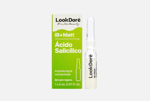 IB+MATT AMPOULE ANTI-IMPERFECTIONS SALICYLIC 2 мл Концентрированная сыворотка для проблемной кожи лица, 1 х 2 мл LOOKDO