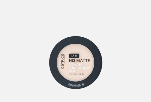 18H HD Matte 8 г Пудровая тональная основа CATRICE
