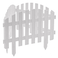 Забор декоративный "Винтаж", 28 х 300 см, белый Россия, Palisad